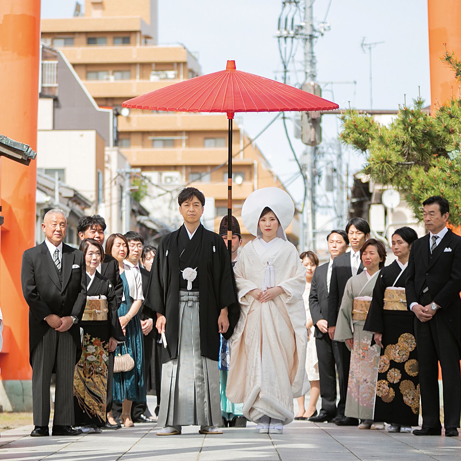 伝統と格式を受け継ぐ神前挙式
和やかに両家の絆を深める一日を