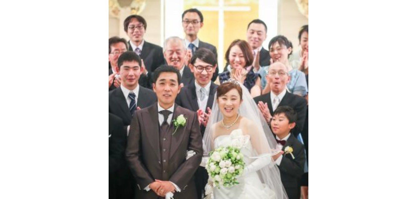 チャペルの中で集合写真を!