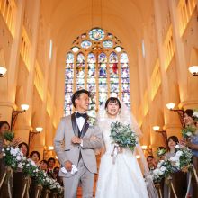 花嫁の憧れが詰まった大聖堂に注目
海外リゾートで過ごすような一日を実現