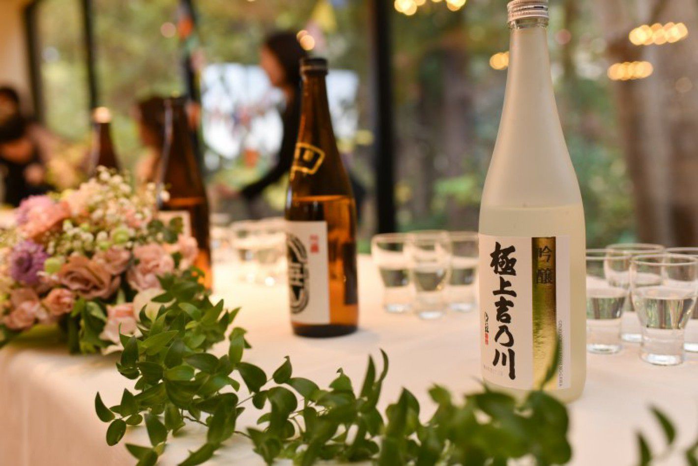 新潟ならではの日本酒の利き酒
